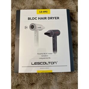 LESCOLTON LS 092 BLDC Hair Dryer Powerful Ionization 1400W Iron Gray
